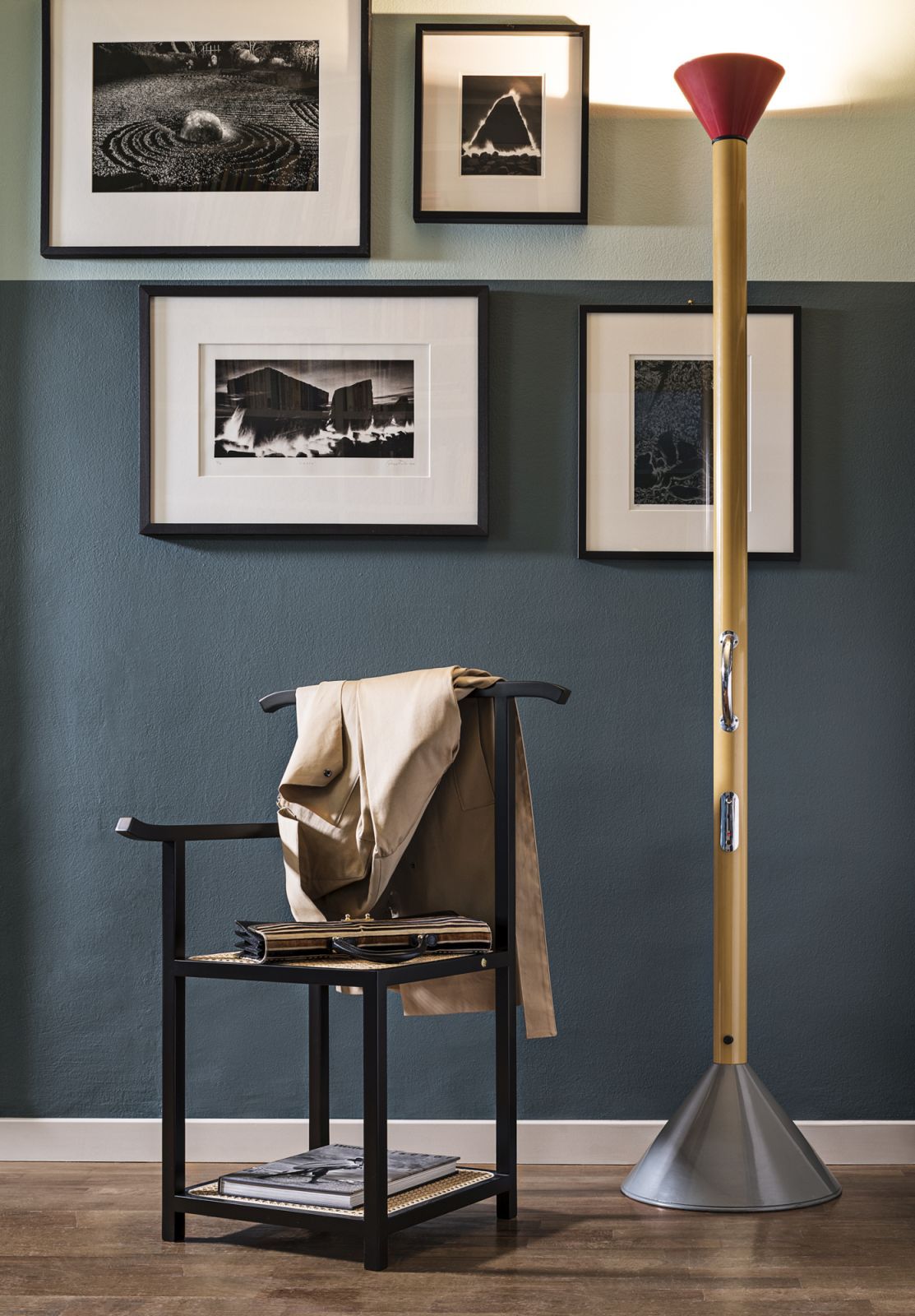 Majordomo Chair Coat rack Wiener GTV Design Hell gebeizt WIENER GTV CAMAJOPGL GEB